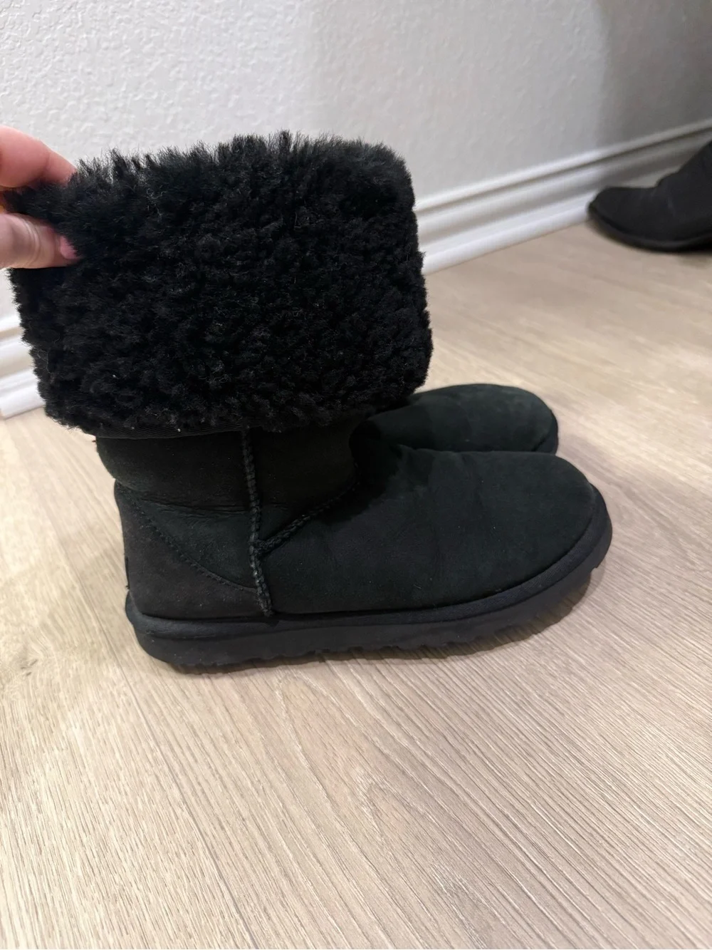 UGG Classic Tall Shearling Boots - Black